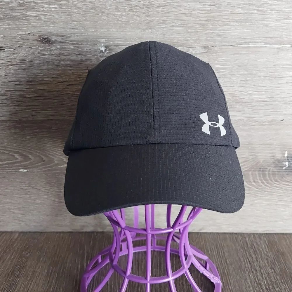 Under Armour Black Lightweight Running Hat